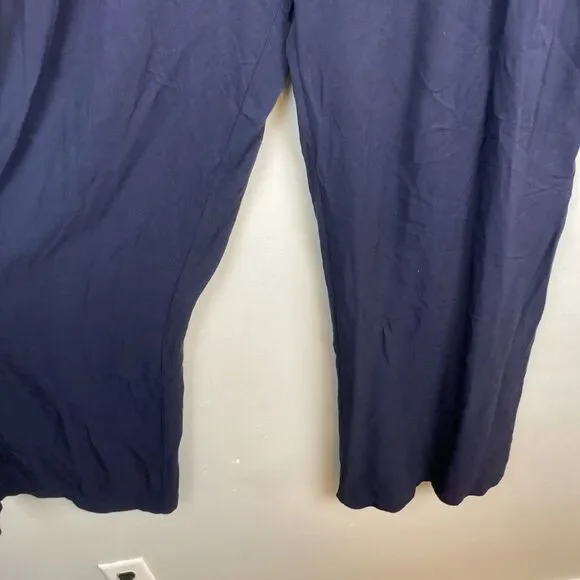 M Made In Italy Woven Pants women's L 29x29 Blue‎ NWT Anthropologie - Picture 2 of 12